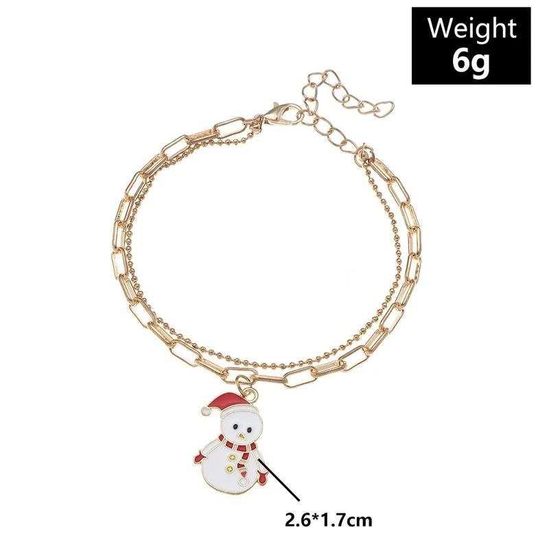 Christmas Ornaments Bracelet for Women
