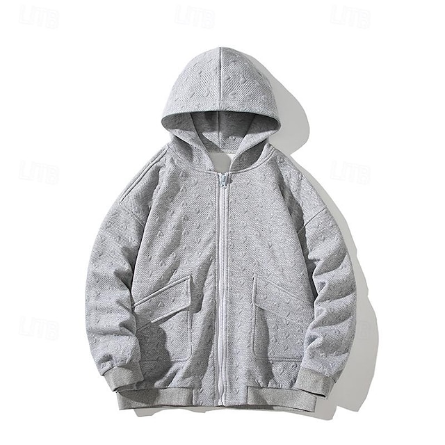 Full Zip Hoodie with Patchwork Design – Black, Green, and Gray, Casual Sportswear for Spring & Fall